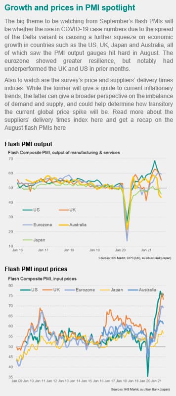 Growth and prices in PMI spotlight