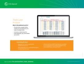 Trade Lane Analysis