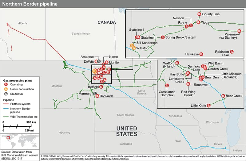 Northern Border pipeline 