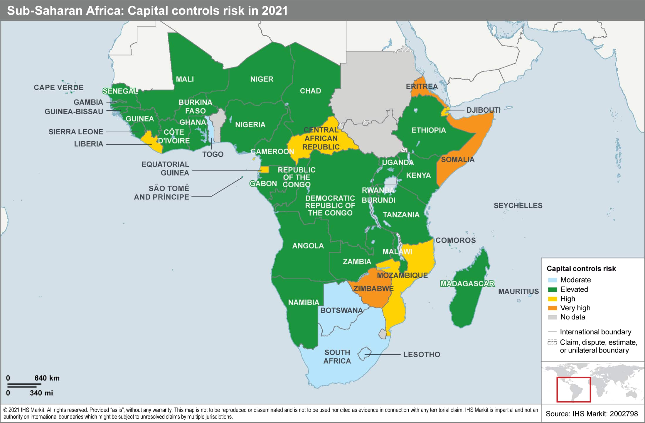 Sub saharan africa capital controls risk in 2021