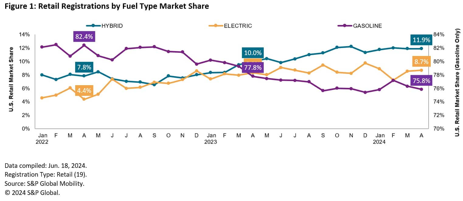 Retail Registrations by Fuel Type Market Share
