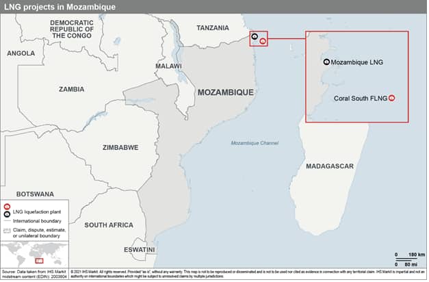 Mozambique insurgency map CRIM