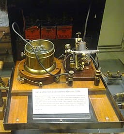 One of Marconi's early radio receivers