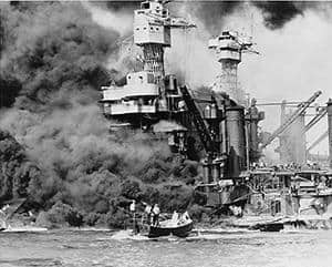 The attack on Pearl Harbor