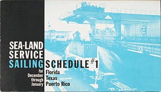 Sea-Land sailing schedule