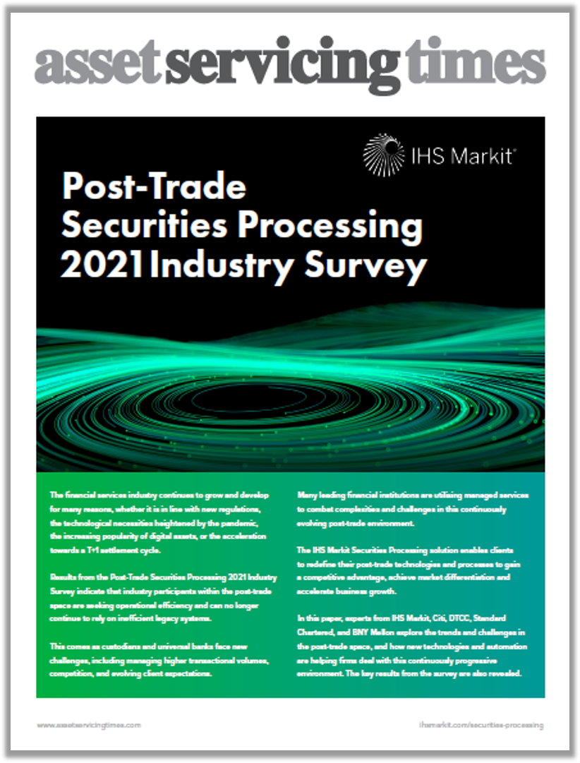 AST Post Trade Securities Processing Survey 2021